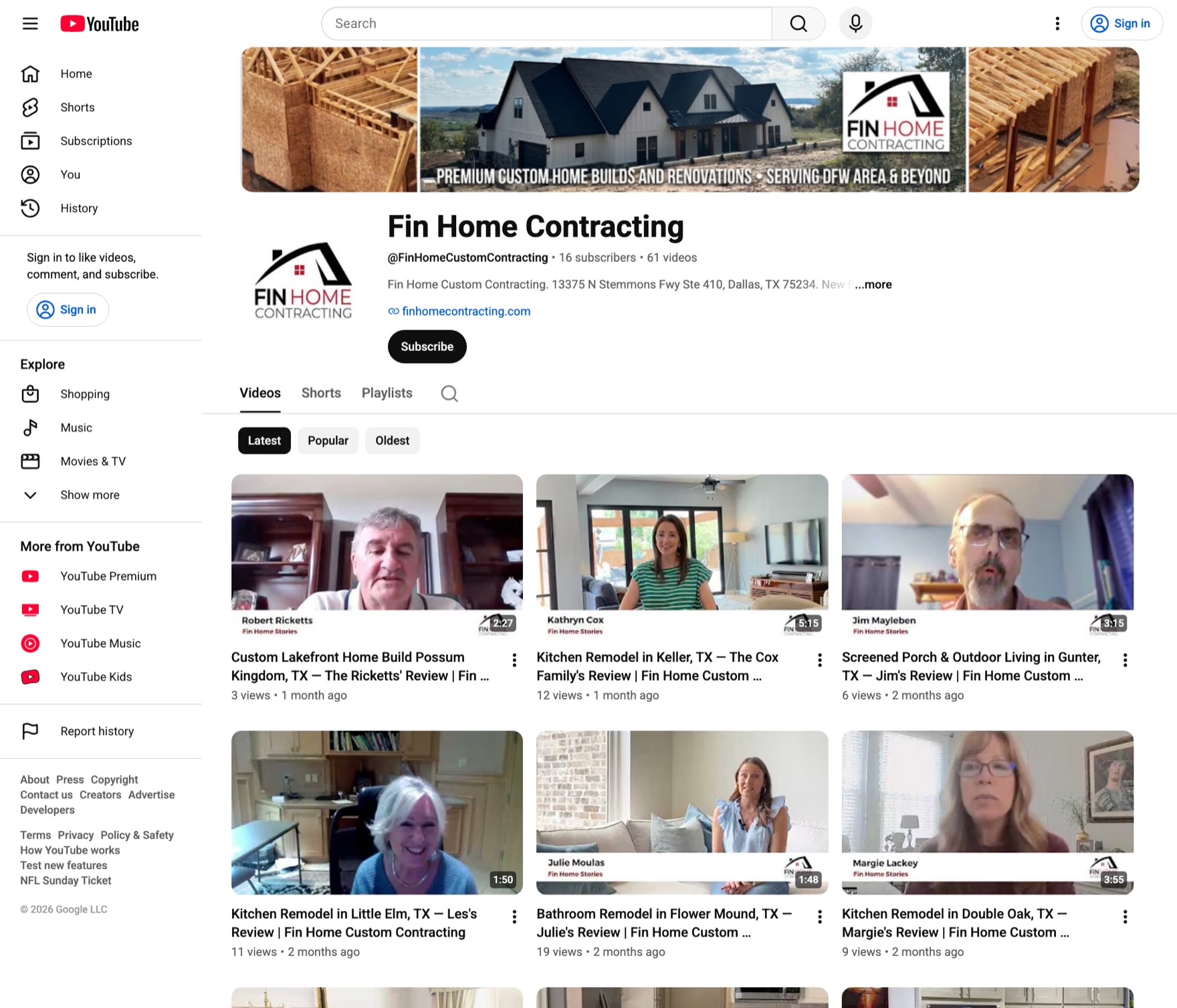 A library of real client stories